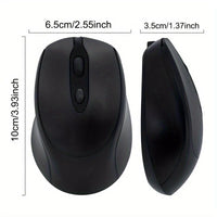 Wireless Mouse, Office Mouse, Rechargeable Mouse, Dual-Mode (2.4G+BT) Portable Silent Mouse, Suitable for Laptops/Desktops/Tablets. - Buy online at  Vibe In Cart.