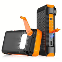 4000mAh Large Capacity Power Bank, Multi-functional Mobile Phone Charger, Can Carry Multiple Charging Cables To Charge Multiple Devices At The Same Time, Equipped With Solar Charging, USB Charging And Hand-crank Charging, Can - Buy online at  Vibe In Cart.