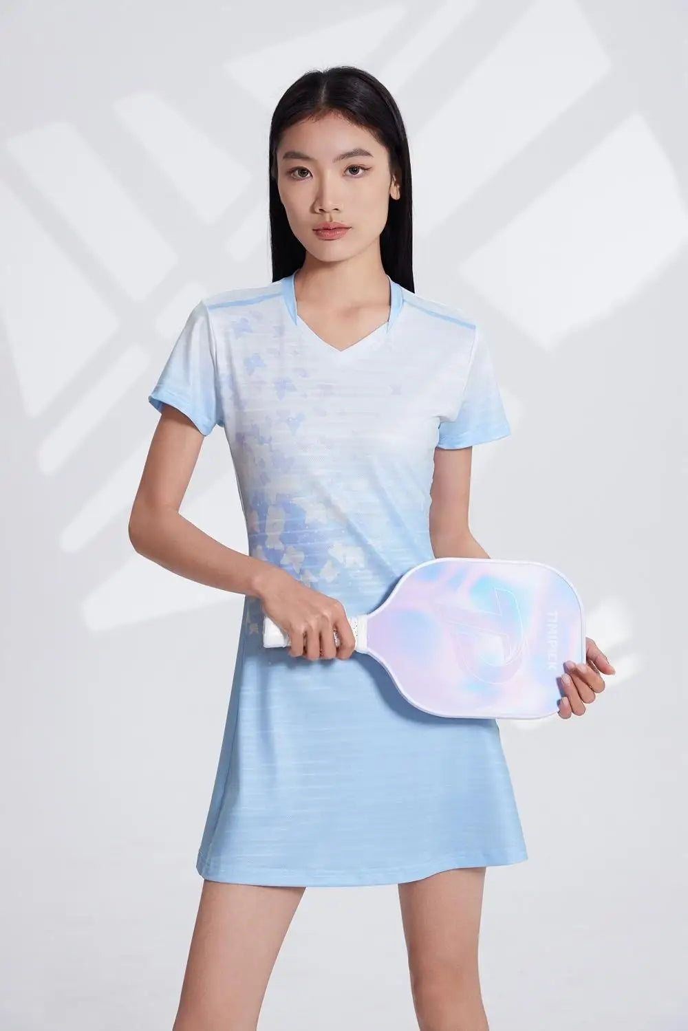 New Summer Women Tennis Dress Pickleball Skirt Golf Dress For Girls Knee Length Sports Dresses for Badminton Workout