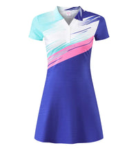 New Summer Women Tennis Dress Pickleball Skirt Golf Dress For Girls Knee Length Sports Dresses for Badminton Workout