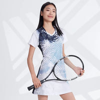 New Summer Women Tennis Dress Pickleball Skirt Golf Dress For Girls Knee Length Sports Dresses for Badminton Workout