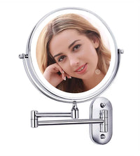 8 inch Makeup Mirror Chrome 3x/5x/7x/10x Magnifying Double Side USB Charging Bathroom 3 color light Smart Cosmetic Mirrors - Buy online at  Vibe In Cart.