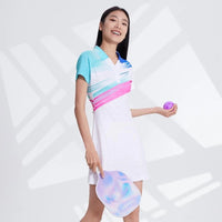 New Summer Women Tennis Dress Pickleball Skirt Golf Dress For Girls Knee Length Sports Dresses for Badminton Workout