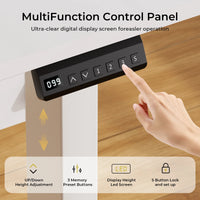 Electric Standing Desk with Drawers, Sit Stand up Desk, Height Adjustable Ergonomic Home Office Computer Desk - Buy online at  Vibe In Cart.