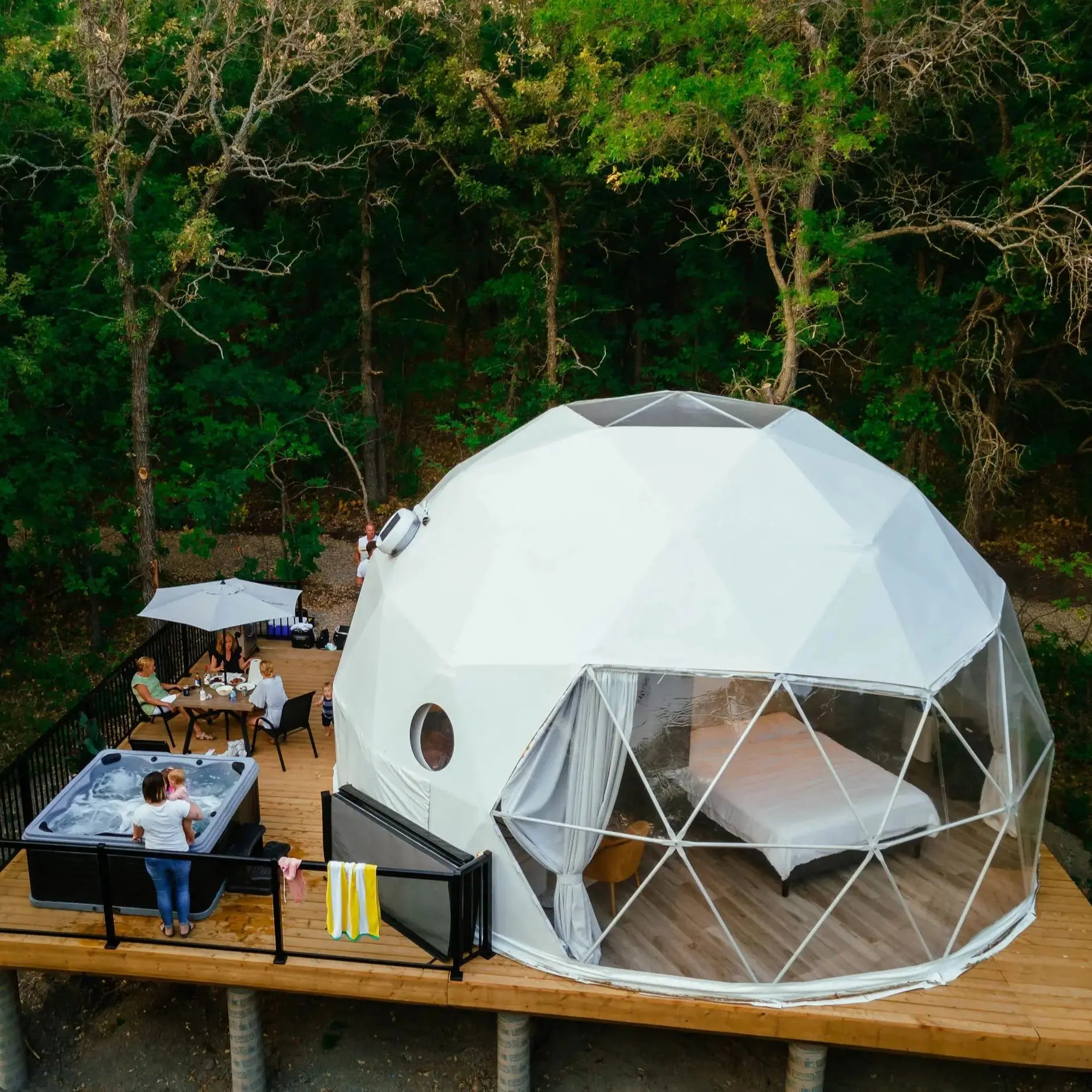 Geodesic Dome Tent for Outdoor Events and Hotel Use