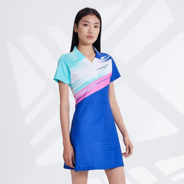New Summer Women Tennis Dress Pickleball Skirt Golf Dress For Girls Knee Length Sports Dresses for Badminton Workout