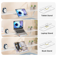Electric Standing Desk with Drawers, Sit Stand up Desk, Height Adjustable Ergonomic Home Office Computer Desk - Buy online at  Vibe In Cart.