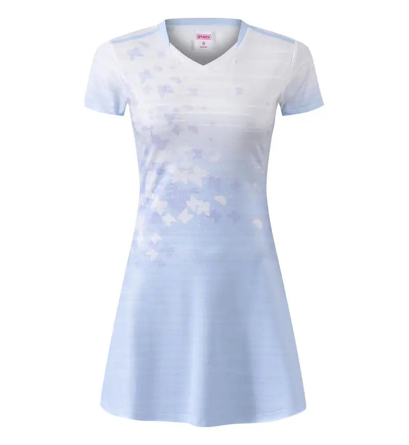 New Summer Women Tennis Dress Pickleball Skirt Golf Dress For Girls Knee Length Sports Dresses for Badminton Workout