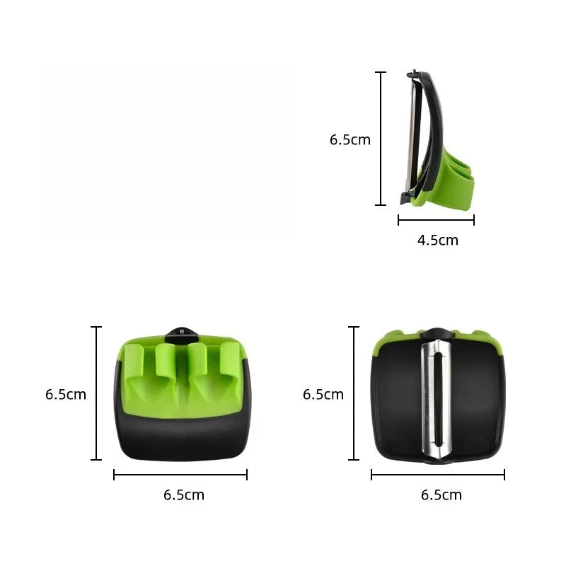 1 Easy and Convenient Black Green Peeler, Sharp Blade, Non Slip Grip, Suitable for Kitchen and Camping - Buy online at  Vibe In Cart.