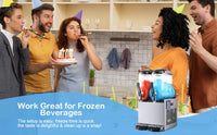 Commercial 6.4 Gal Margarita Machine 1050W Large Capacity Electric Slushy Frozen Drink Maker 24L Icy Treats Kitchen Appliance - Buy online at  Vibe In Cart.