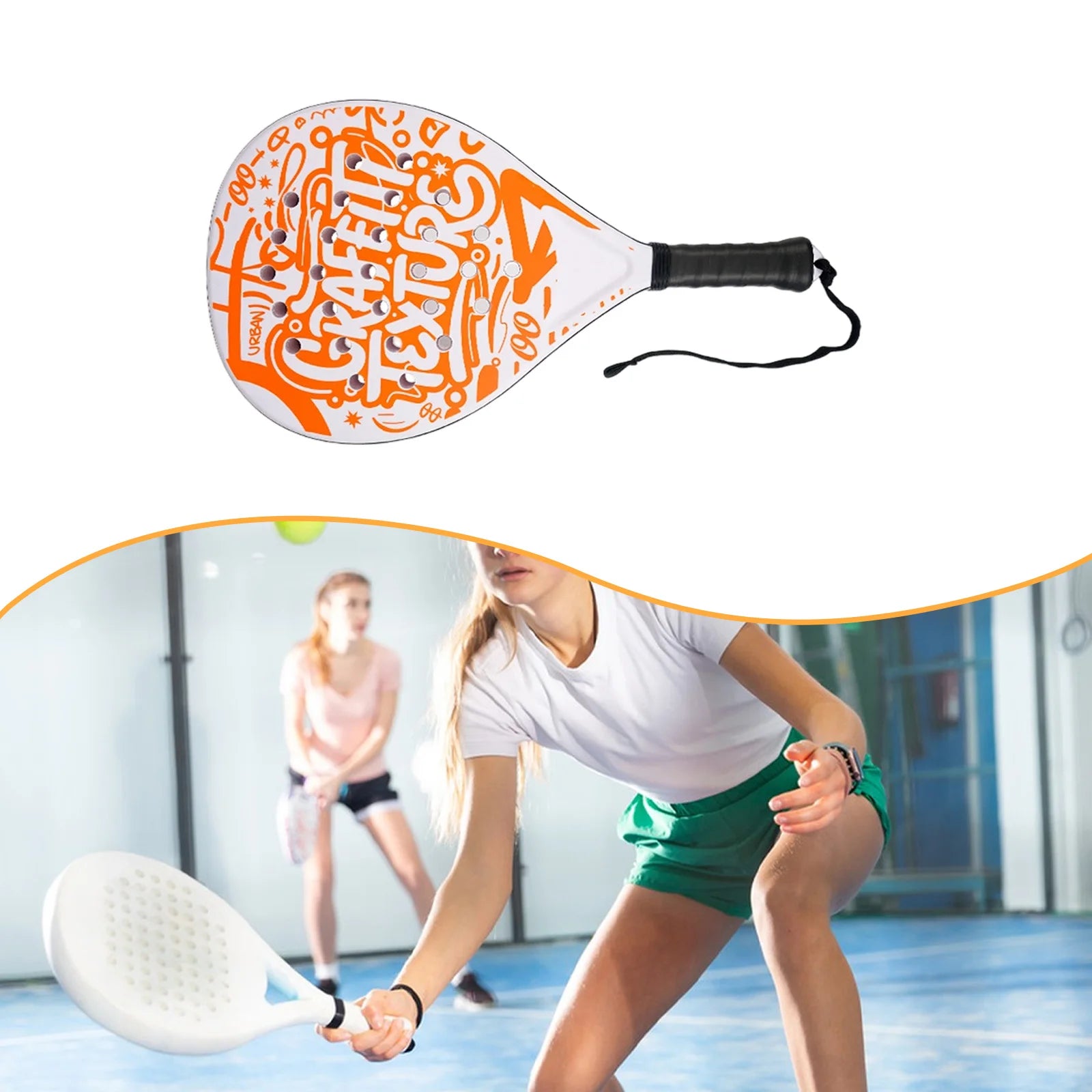 1 Pc Padel Tennis Racket Agility Non Slip Grip Beginners Racquet Physical Equipment for Kids Outdoor Garden Parent Summer Party - Buy online at  Vibe In Cart.
