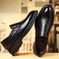 Leather Shoes for Men Wedding Formal Oxfords Business Casual Office Work Shoes for Men Classic Luxury Pointy Men's Dress Shoes - Buy online at  Vibe In Cart.