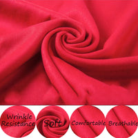 Women's Long Polyester Tassel Scarf with Solid Color