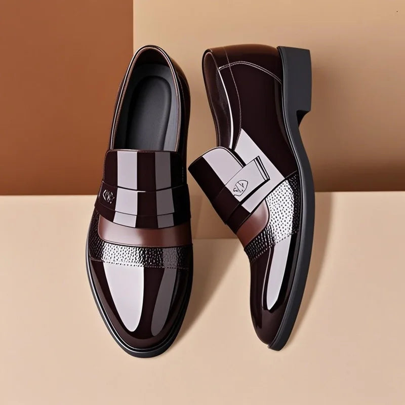 Luxury Mens Leather Shoes Retro Carved Lace-up Brogue Oxford Wedding Men Dress Shoes Male Formal Business Gentleman Office Shoes - Buy online at  Vibe In Cart.