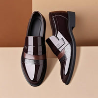 Luxury Mens Leather Shoes Retro Carved Lace-up Brogue Oxford Wedding Men Dress Shoes Male Formal Business Gentleman Office Shoes - Buy online at  Vibe In Cart.