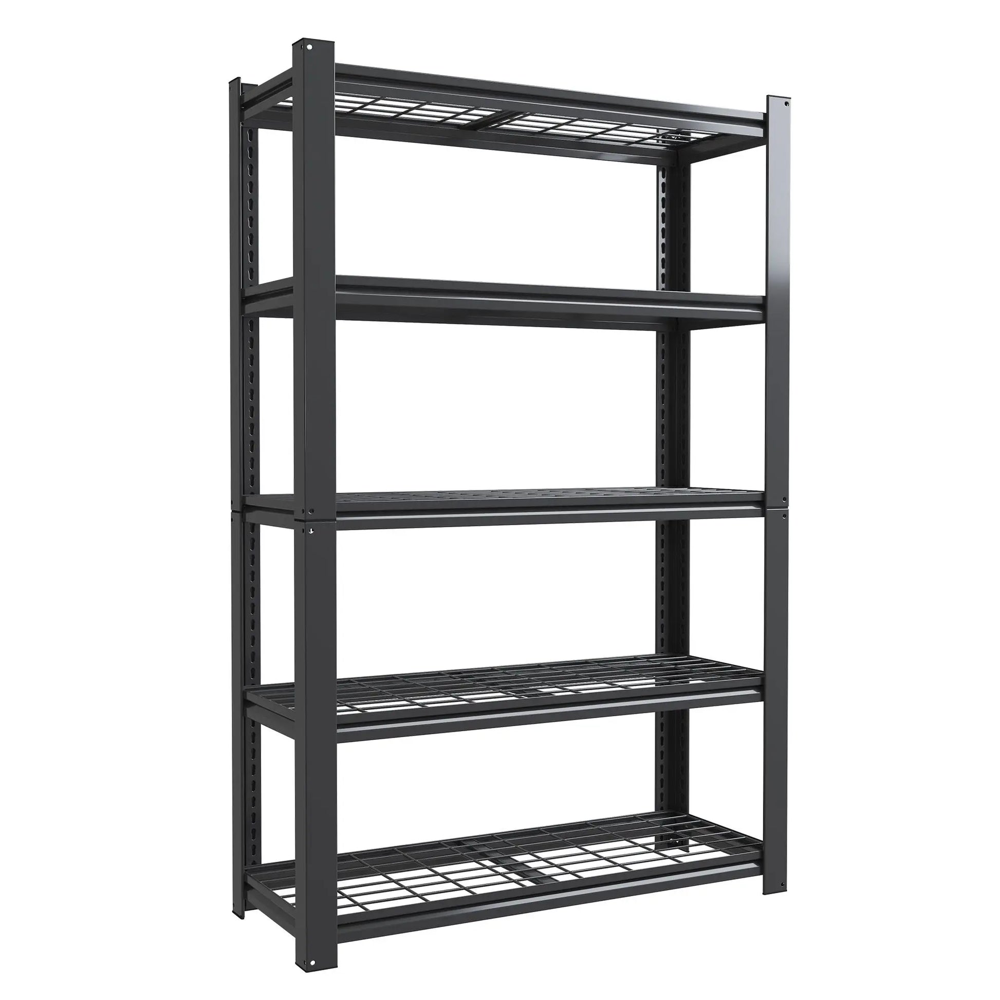 72"H 5-Tier Storage Bookshelf Adjustable Metal Wire Racks Heavy Duty Standing Shelf Organizer for Living Room and Kitchen - Buy online at  Vibe In Cart.