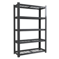 72"H 5-Tier Storage Bookshelf Adjustable Metal Wire Racks Heavy Duty Standing Shelf Organizer for Living Room and Kitchen - Buy online at  Vibe In Cart.