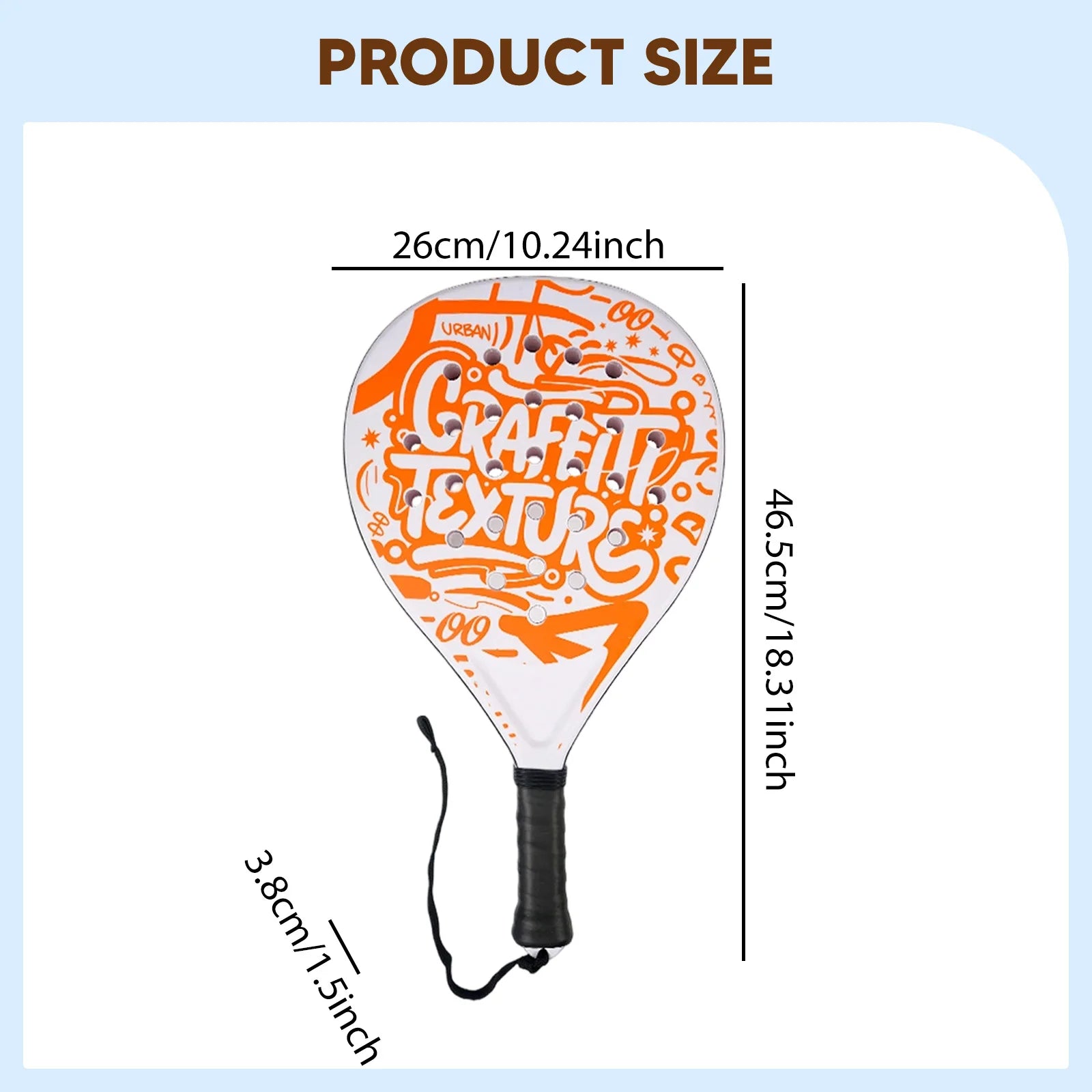 1 Pc Padel Tennis Racket Agility Non Slip Grip Beginners Racquet Physical Equipment for Kids Outdoor Garden Parent Summer Party - Buy online at  Vibe In Cart.