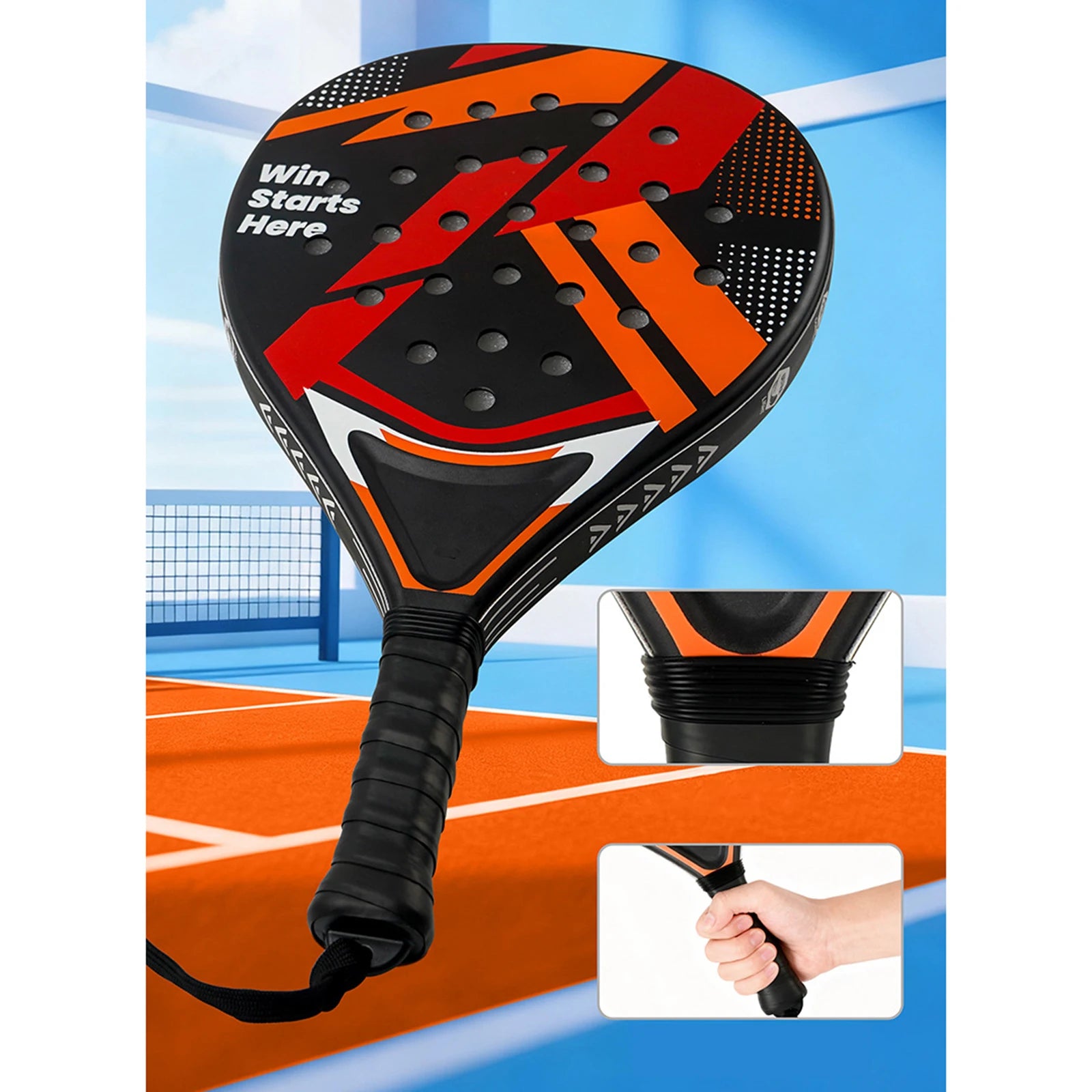1 Pc Padel Tennis Racket Agility Non Slip Grip Beginners Racquet Physical Equipment for Kids Outdoor Garden Parent Summer Party - Buy online at  Vibe In Cart.