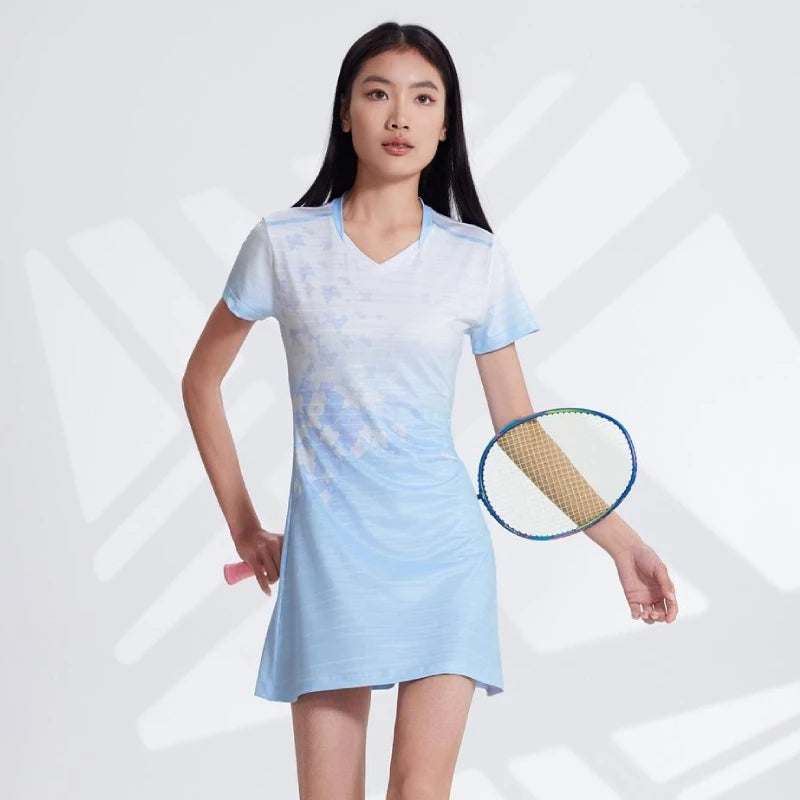 New Summer Women Tennis Dress Pickleball Skirt Golf Dress For Girls Knee Length Sports Dresses for Badminton Workout
