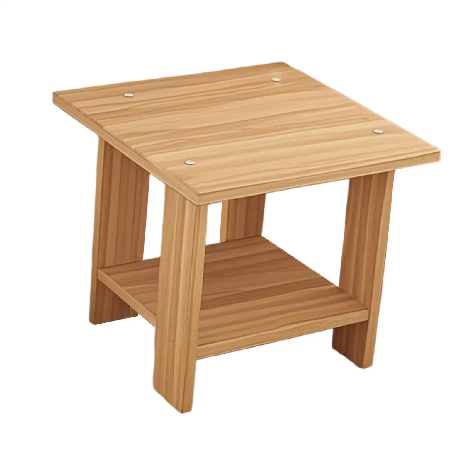 Simple Bedside Table Wooden Double Layers Solid Wood Nightstands Night Table For Table Sofa Side Table Home Furniture - Buy online at  Vibe In Cart.
