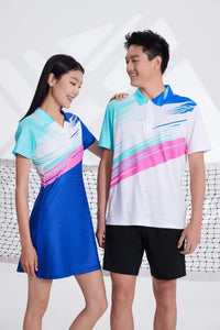 New Summer Women Tennis Dress Pickleball Skirt Golf Dress For Girls Knee Length Sports Dresses for Badminton Workout