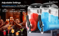 Commercial 6.4 Gal Margarita Machine 1050W Large Capacity Electric Slushy Frozen Drink Maker 24L Icy Treats Kitchen Appliance - Buy online at  Vibe In Cart.