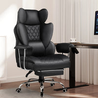 Big and Tall Gaming Chair with Pocket Spring Lumbar Support, Ergonomic Office Chair with Footrest - Buy online at  Vibe In Cart.