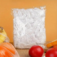 100 Piece White Cling Film, Food Packaging Bag, Suitable for Kitchen, Picnic, Barbecue - Food Contact Safety - Buy online at  Vibe In Cart.