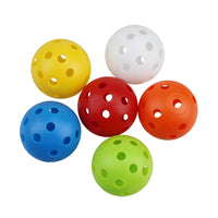 12PcsPractice Golf Balls  Hollow Plastic Golf Training Balls Colored Airflow Golf Balls Swing Practice Driving Range PE Toy Ball - Buy online at  Vibe In Cart.