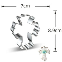 1pcs patisserie reposteria Easter cross Metal Cookie Cutter Fondant Cake Decor Tools Biscuit Mould Pastry Shop Bakeware - Buy online at  Vibe In Cart.