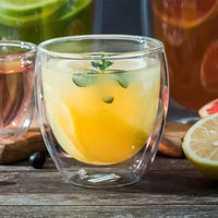 2-18PCS Double Wall High Borosilicate Glass Mug Heat Resistant Tea Milk Juice Coffee Water Cup Bar Drinkware Gift Creativity Set - Buy online at  Vibe In Cart.