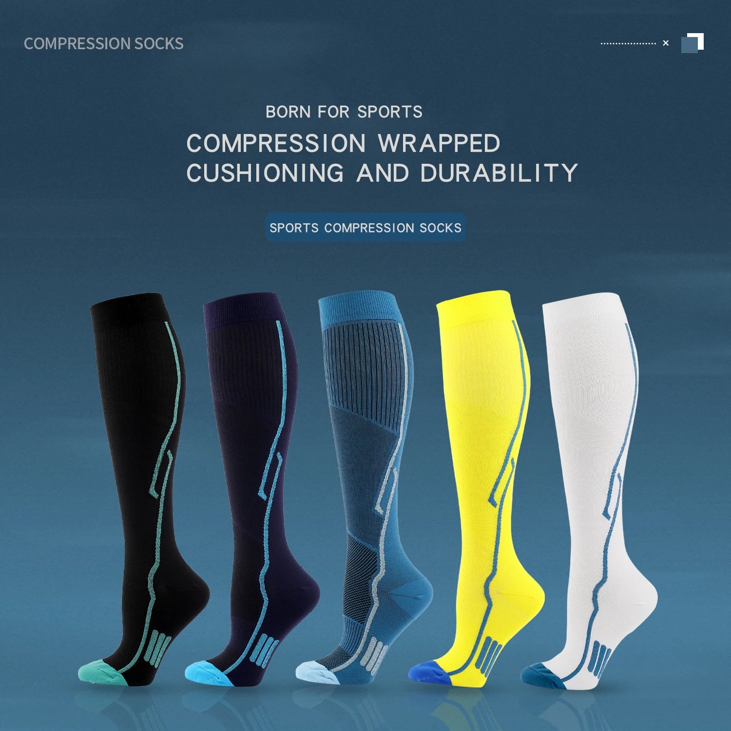 Crossfit Hombre Outdoor Skating Socks Cycling Socks Diabetes Sports Socks Men Compression Socks Varicose Veins Thermosokken - Buy online at  Vibe In Cart.