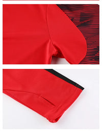 HQ Men Children Gym Suit Soccer Football Jerseys Sport Running Training Fitness Tracksuit Sportswear Long Sleeve Hoodie Sweater - Buy online at  Vibe In Cart.