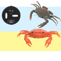 Smart Intelligent RC Robot crab Toy With eye flash light simulation sound crab Model Toy high simulation crab design classic toy