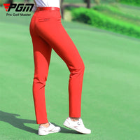 Women's Slim Fit High Waist Full Length Golf Pants Quick Dry Breathable Cotton Blend XS-XL