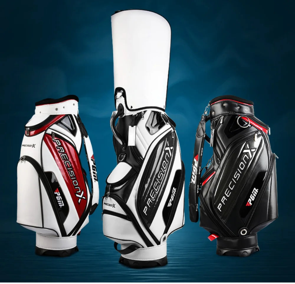 Men's PU Waterproof Golf Bag for 14 Clubs Large Capacity