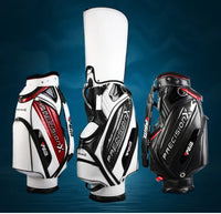 Men's PU Waterproof Golf Bag for 14 Clubs Large Capacity