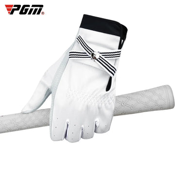 PGM Golf Gloves Women Sheepskin Breathable Palm Ladies Genuine Leather Sport Gloves Anti-Slip Training Mittens Elegant 1 Pair - Buy online at  Vibe In Cart.