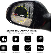 2 Pcs Car Rainproof Film Car Car Rearview Mirror protective Rain proof Anti fog Waterproof Film Membrane Car Sticker Accessories - Buy online at  Vibe In Cart.