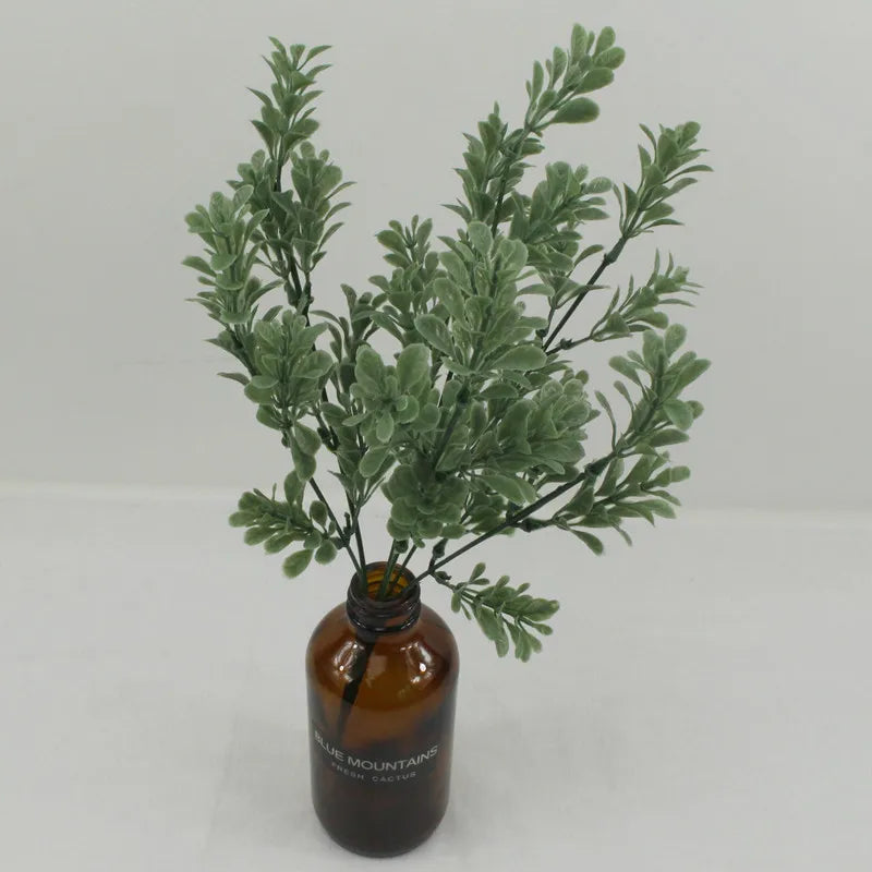 Artificial Plastic Fern Grass Plants for Home and Wedding Decor, Green