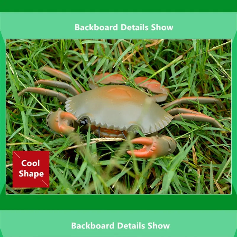 Smart Intelligent RC Robot crab Toy With eye flash light simulation sound crab Model Toy high simulation crab design classic toy