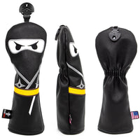 Golf Club headcover Set Aliennana Black Ninja Driver Head Cover Fairway Golf Headcvoer Hybird Blade putter Mallet Putter Covers - Buy online at  Vibe In Cart.