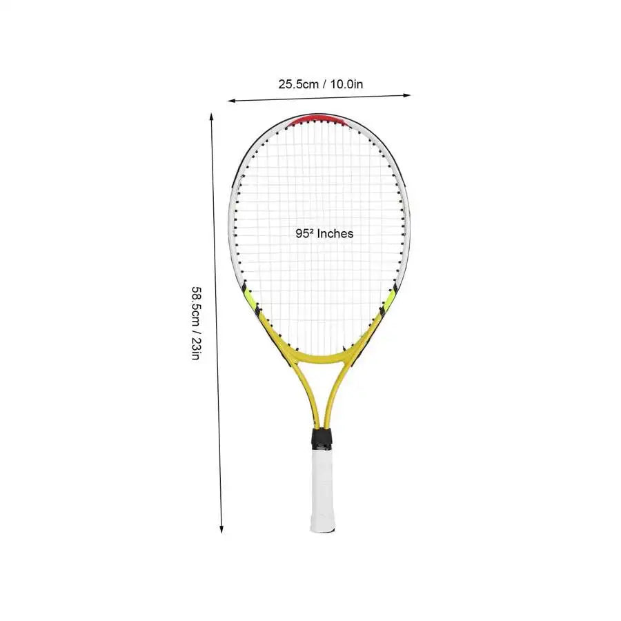 23inch Children Teenage Tennis Racket Aluminium Alloy Frame Kids Tennis Racquet Set Training Tennis Racket - Buy online at  Vibe In Cart.
