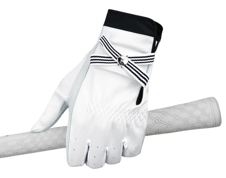 PGM Golf Gloves Women Sheepskin Breathable Palm Ladies Genuine Leather Sport Gloves Anti-Slip Training Mittens Elegant 1 Pair - Buy online at  Vibe In Cart.