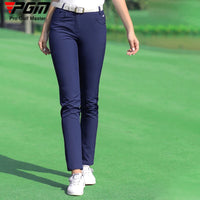 Women's Slim Fit High Waist Full Length Golf Pants Quick Dry Breathable Cotton Blend XS-XL