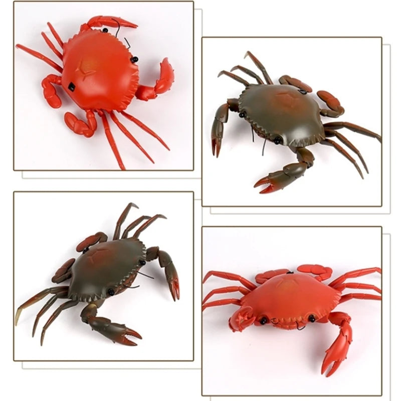 Smart Intelligent RC Robot crab Toy With eye flash light simulation sound crab Model Toy high simulation crab design classic toy