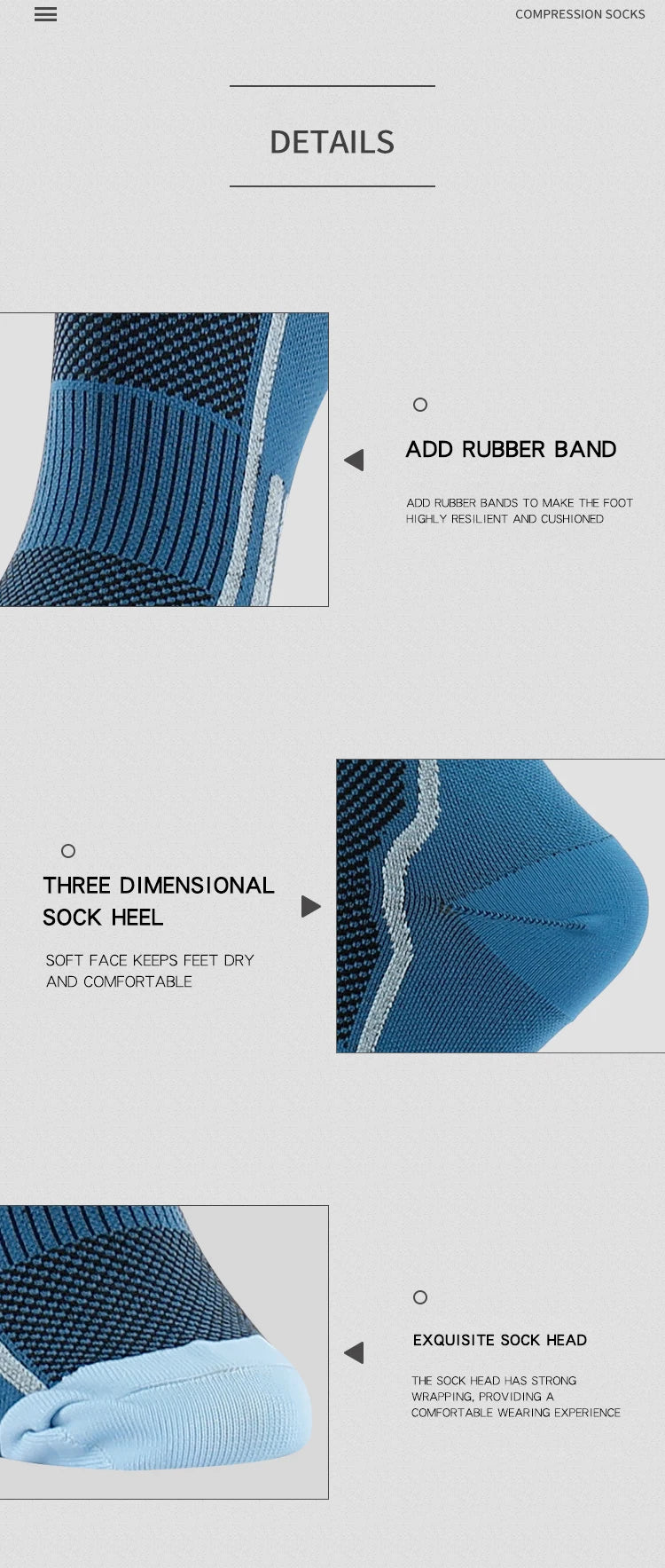 Crossfit Hombre Outdoor Skating Socks Cycling Socks Diabetes Sports Socks Men Compression Socks Varicose Veins Thermosokken - Buy online at  Vibe In Cart.