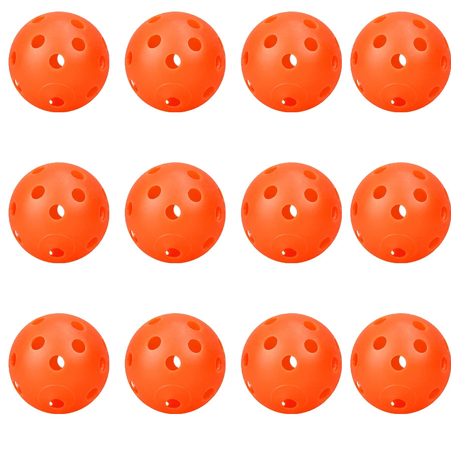 12PcsPractice Golf Balls  Hollow Plastic Golf Training Balls Colored Airflow Golf Balls Swing Practice Driving Range PE Toy Ball - Buy online at  Vibe In Cart.