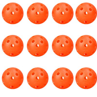 12PcsPractice Golf Balls  Hollow Plastic Golf Training Balls Colored Airflow Golf Balls Swing Practice Driving Range PE Toy Ball - Buy online at  Vibe In Cart.